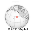 Outline Map of the Area around 27° 48' 57" N, 136° 46' 30" W, rectangular outline