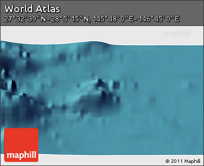 Satellite 3D Map of the Area around 27° 48' 57" N, 146° 16' 30" E