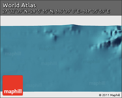 Satellite 3D Map of the Area around 27° 48' 57" N, 147° 7' 30" E