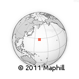 Outline Map of the Area around 27° 48' 57" N, 161° 34' 29" E, rectangular outline