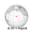 Outline Map of the Area around 27° 48' 57" N, 163° 7' 30" W, rectangular outline