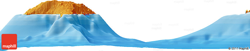 Political Horizon Map of the Area around 27° 48' 57" N, 17° 46' 29" W