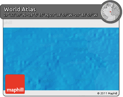 Political 3D Map of the Area around 27° 48' 57" N, 21° 10' 29" W