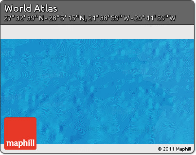 Political 3D Map of the Area around 27° 48' 57" N, 21° 10' 29" W