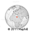 Outline Map of the Area around 27° 48' 57" N, 23° 1' 29" E, rectangular outline