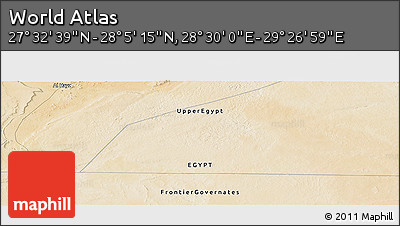 Satellite Panoramic Map of the Area around 27° 48' 57" N, 28° 58' 30" E