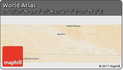 Satellite Panoramic Map of the Area around 27° 48' 57" N, 29° 49' 30" E