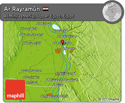 Physical 3D Map of Ar Rayramūn
