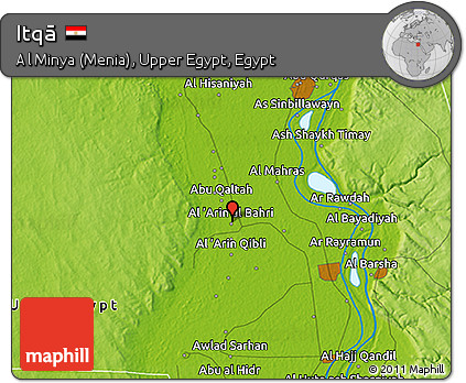 Physical 3D Map of Itqā