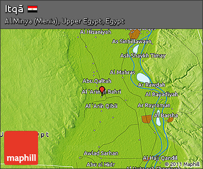 Physical 3D Map of Itqā