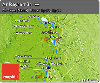 Physical 3D Map of Ar Rayramūn