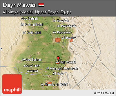 Satellite 3D Map of Dayr Mawās