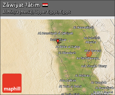 Satellite 3D Map of Zāwiyat Ḩātim