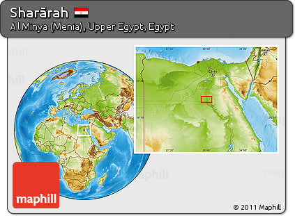Physical Location Map of Sharārah