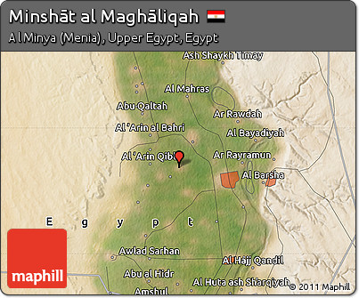 Satellite Map of Minshāt Al Maghāliqah