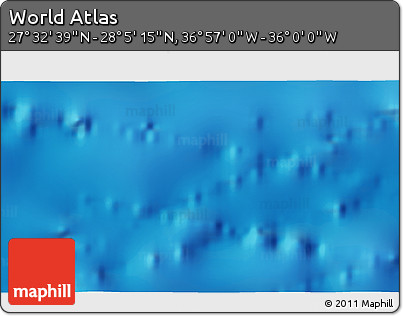 Physical 3D Map of the Area around 27° 48' 57" N, 36° 28' 30" W