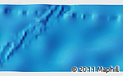 Physical 3D Map of the area around 27° 48' 57" N, 38° 10' 29" W