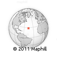 Outline Map of the Area around 27° 48' 57" N, 45° 49' 30" W, rectangular outline