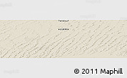 Shaded Relief Panoramic Map of the area around 27° 48' 57" N, 4° 10' 30" W