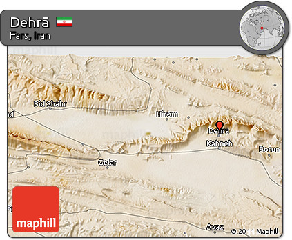 Satellite 3D Map of Dehrā