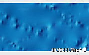 Shaded Relief 3D Map of the area around 27° 48' 57" N, 55° 10' 29" W