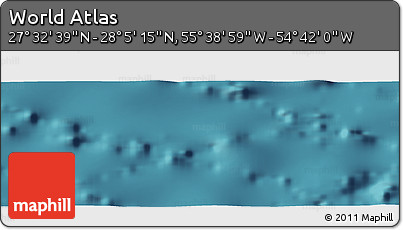Satellite Panoramic Map of the Area around 27° 48' 57" N, 55° 10' 29" W