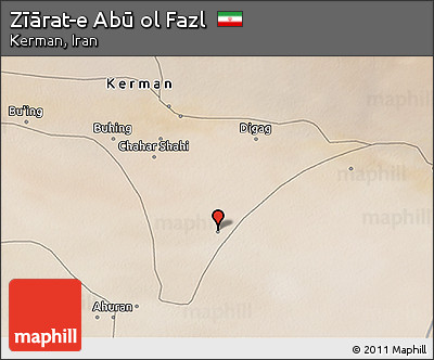 Satellite 3D Map of Zīārat-e Abū Ol Fazl