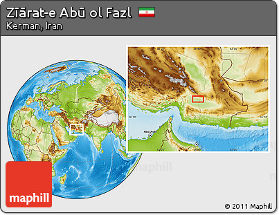 Physical Location Map of Zīārat-e Abū Ol Fazl