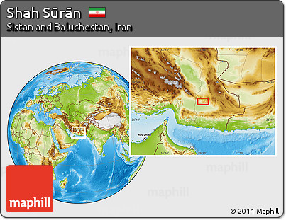Physical Location Map of Shah Sūrān