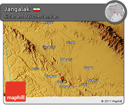 Physical 3D Map of Jangalak