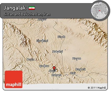 Satellite 3D Map of Jangalak