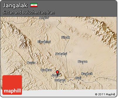 Satellite 3D Map of Jangalak