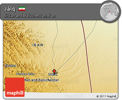 Physical 3D Map of Jālq