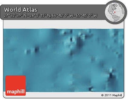 Satellite 3D Map of the Area around 27° 48' 57" N, 66° 13' 29" W