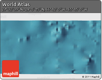 Satellite 3D Map of the Area around 27° 48' 57" N, 66° 13' 29" W
