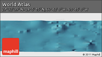 Satellite Panoramic Map of the Area around 27° 48' 57" N, 66° 13' 29" W