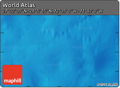 Physical Map of the Area around 27° 48' 57" N, 72° 10' 30" W