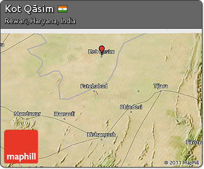 Satellite 3D Map of Kot Qāsim
