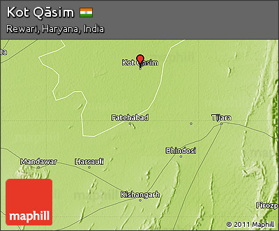 Physical Map of Kot Qāsim