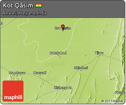 Physical Map of Kot Qāsim