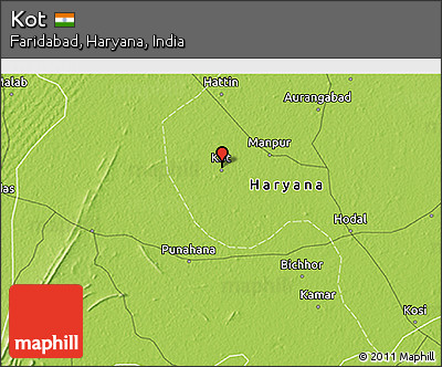 Physical 3D Map of Kot