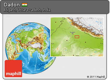 Physical Location Map of Dadon