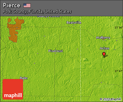 Physical Map of Pierce