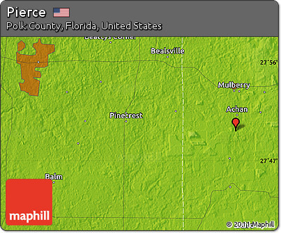 Physical Map of Pierce