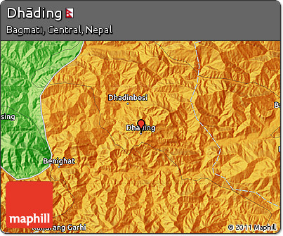 Political Map of Dhāding