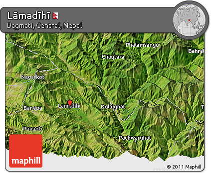 Satellite 3D Map of Lāmadīhī