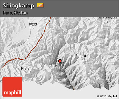 Physical 3D Map of Shingkarap