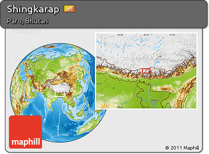 Physical Location Map of Shingkarap