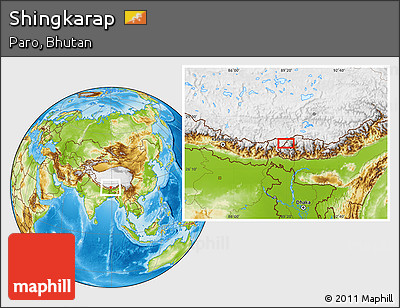 Physical Location Map of Shingkarap