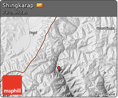 Physical Map of Shingkarap